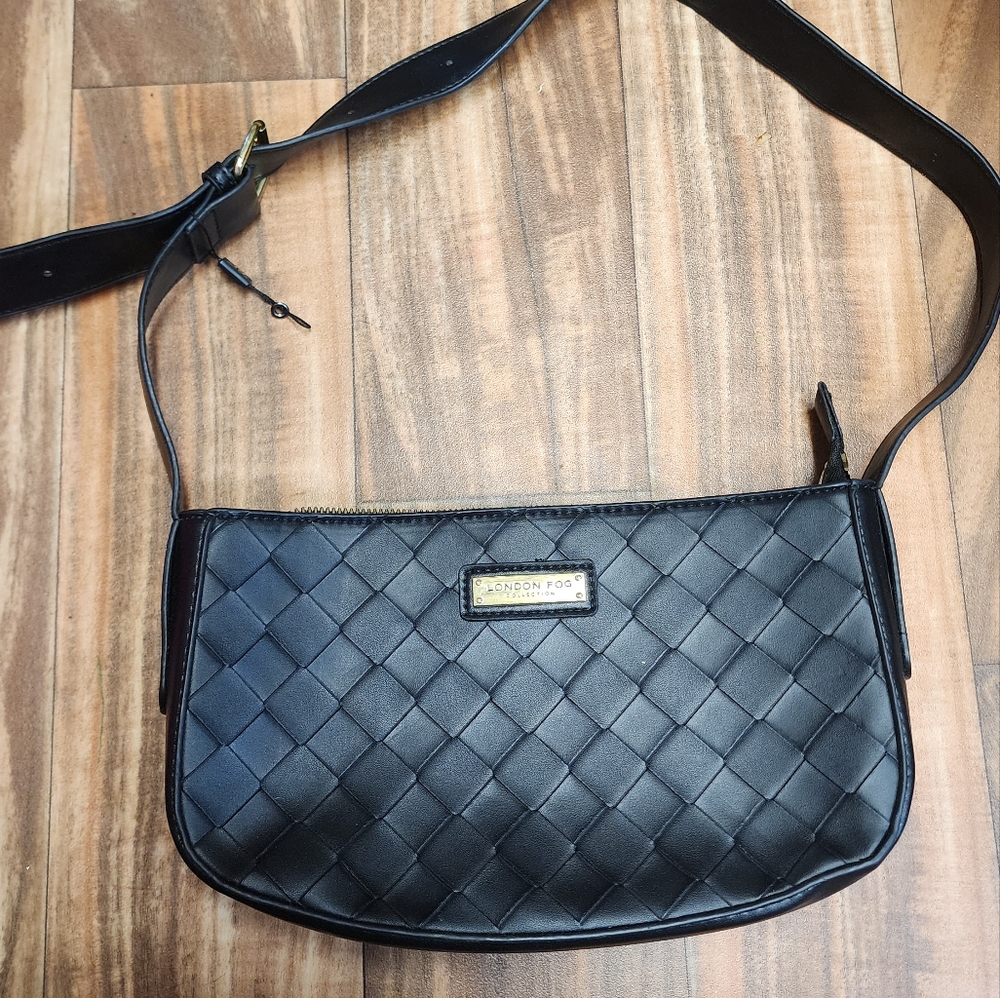 London Fog Iris Woven Shoulder Bag